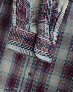 پیراهن پشمی ضخیم Tailor Vintage آبی زرشکی