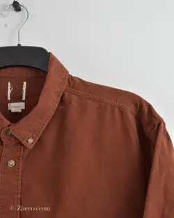 پیراهن کبریتی H&M آجری