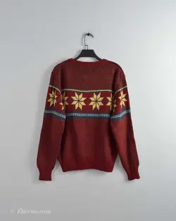 بافت کریسمسی زرشکی