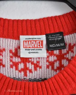 بافت کریسمسی Marvel