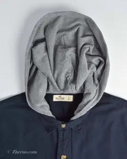 پیراهن پشمی کلاه دار Hollister