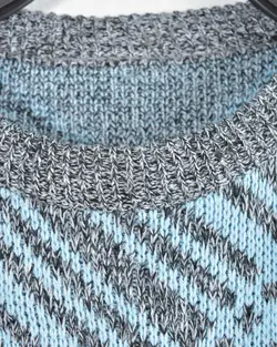 بافت وینتیج آبی و طوسی