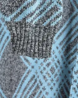 بافت وینتیج آبی و طوسی