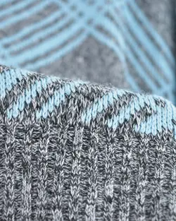 بافت وینتیج آبی و طوسی