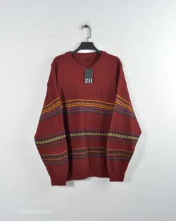 بافت وینتیج زرشکی