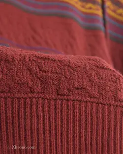 بافت وینتیج زرشکی