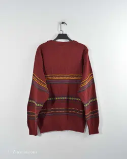 بافت وینتیج زرشکی