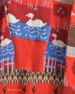 بافت وینتیج طرح دار