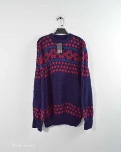 بافت وینتیج سورمه ای