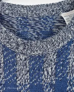 بافت وینتیج طوسی طرح دار