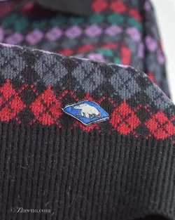 بافت وینتیج سه دکمه North Pole