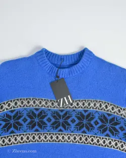 بافت وینتیج آبی