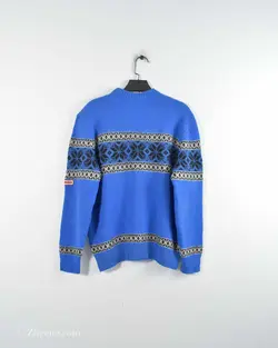 بافت وینتیج آبی