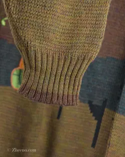 بافت وینتیج قهوه ای