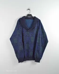 بافت وینتیج سرمه ای