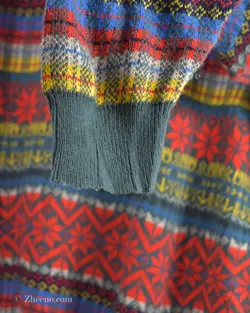 بافت وینتیج نیم زیپ