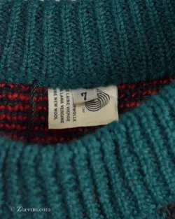 بافت وینتیج سبز و قرمز