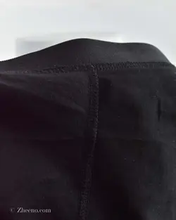 شورت مشکی ساده کمرکشی