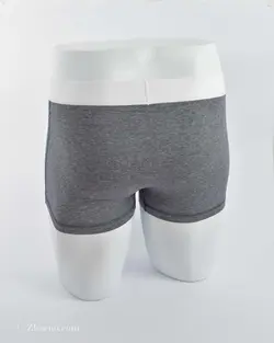 شورت طوسی کمر سفید H&M