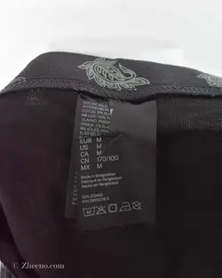 شورت ذغالی طرح دار H&M