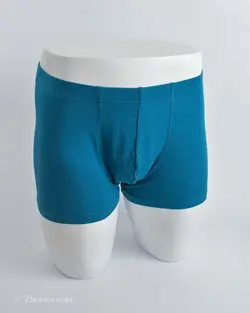 شورت سبزآبی تیره ساده H&M
