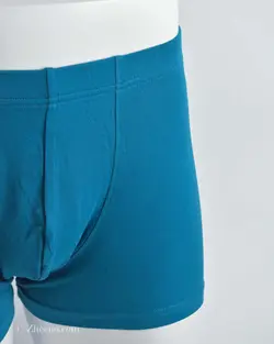 شورت سبزآبی تیره ساده H&M