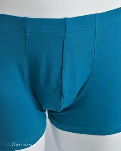 شورت سبزآبی تیره ساده H&M
