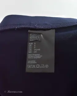 شورت سورمه ای ساده H&M