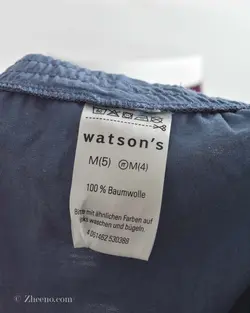 شورت آبی نفتی روشن ساده Watson'n