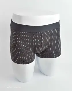 شورت مشکی خال‌دار کمرکشی H&M