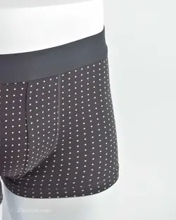 شورت مشکی خال‌دار کمرکشی H&M