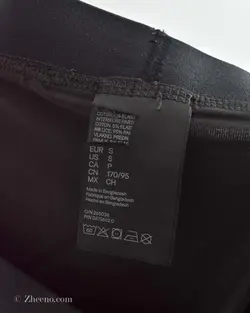شورت مشکی خال‌دار کمرکشی H&M