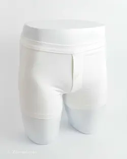شورت سفید دکمه دار TEX