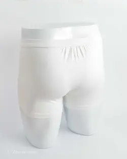 شورت سفید دکمه دار TEX