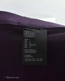 شورت بادمجانی ساده H&M