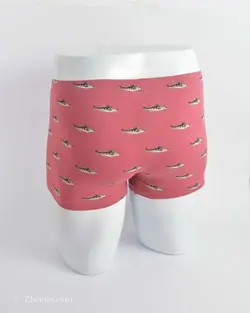 شورت صورتی طرح ماهی H&M