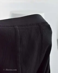 شورت مشکی ساده کمرکشی