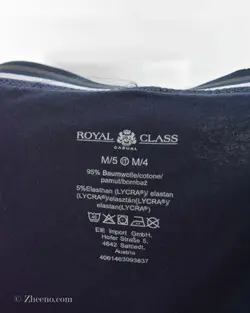 شورت سرمه ای کمرکشی Royal Class