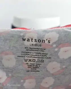 شورت سورمه ای طرح بابانوئل Watson's