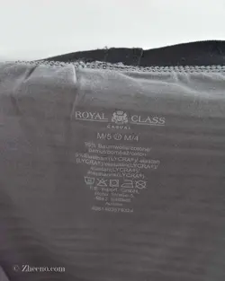 شورت طوسی و مشکی خط‌دار کمرکشی Royal Class