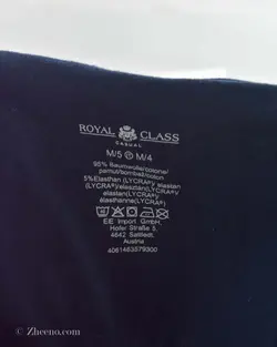 شورت سورمه ای ساده Royal Class