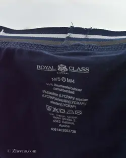 شورت سورمه ای کمرکشی Royal Class