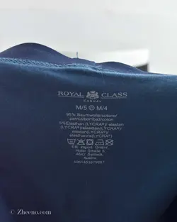 شورت آبی نفتی ساده کمرکشی Watson's