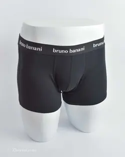 شورت مشکی ساده کمرکشی Bruno Banani