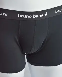 شورت مشکی ساده کمرکشی Bruno Banani