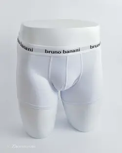 شورت سفید ساده کمرکشی bruno banani