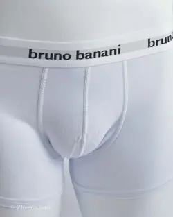 شورت سفید ساده کمرکشی bruno banani