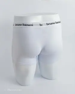 شورت سفید ساده کمرکشی bruno banani