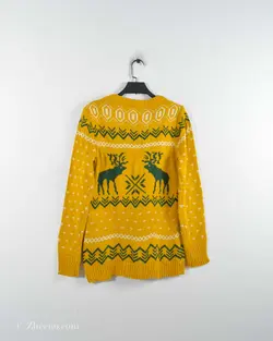 بافت کریسمسی زرد