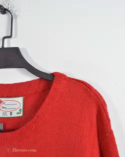 بافت کریسمسی قرمز